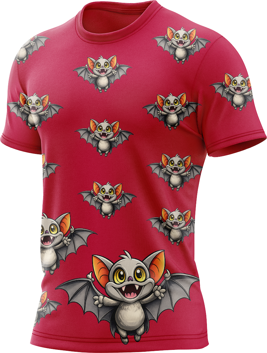 Chinchilla Bat Rash Shirt Short Sleeve