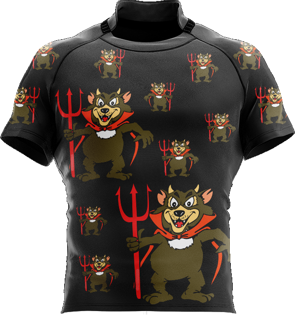 Devil Wears Fungear Rugby Jersey