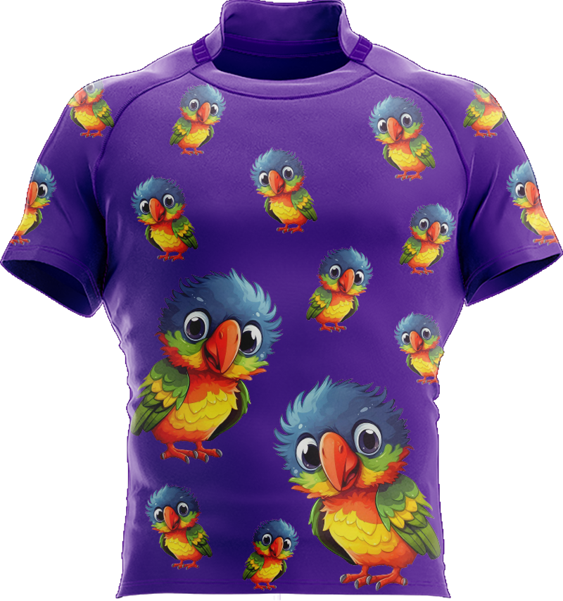 Rainbow Lorikeet Rugby Jersey