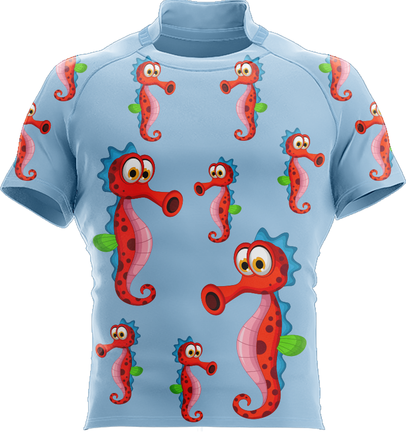 Sassy Seahorse Rugby Jersey