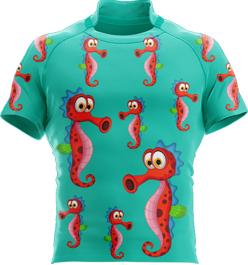 Sassy Seahorse Rugby Jersey