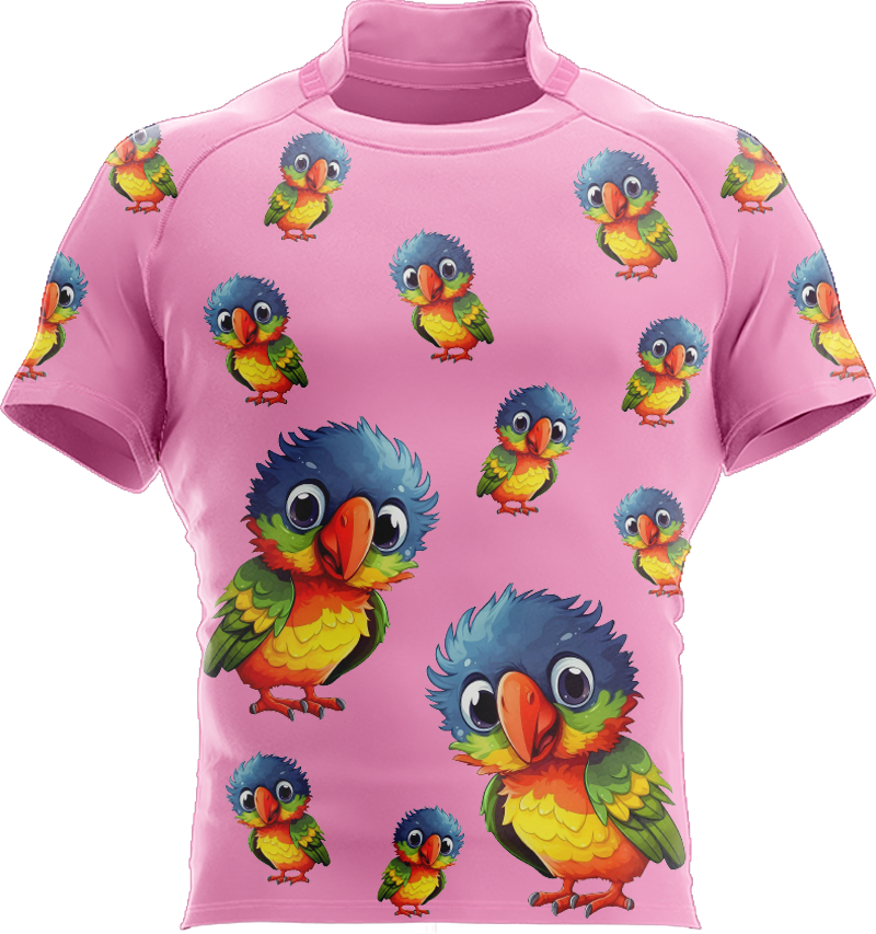 Rainbow Lorikeet Rugby Jersey
