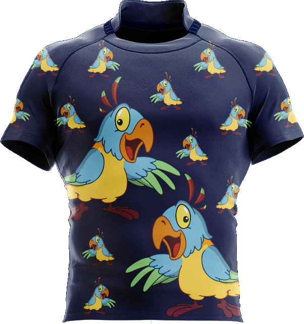 Psycho Parrot Rugby Jersey