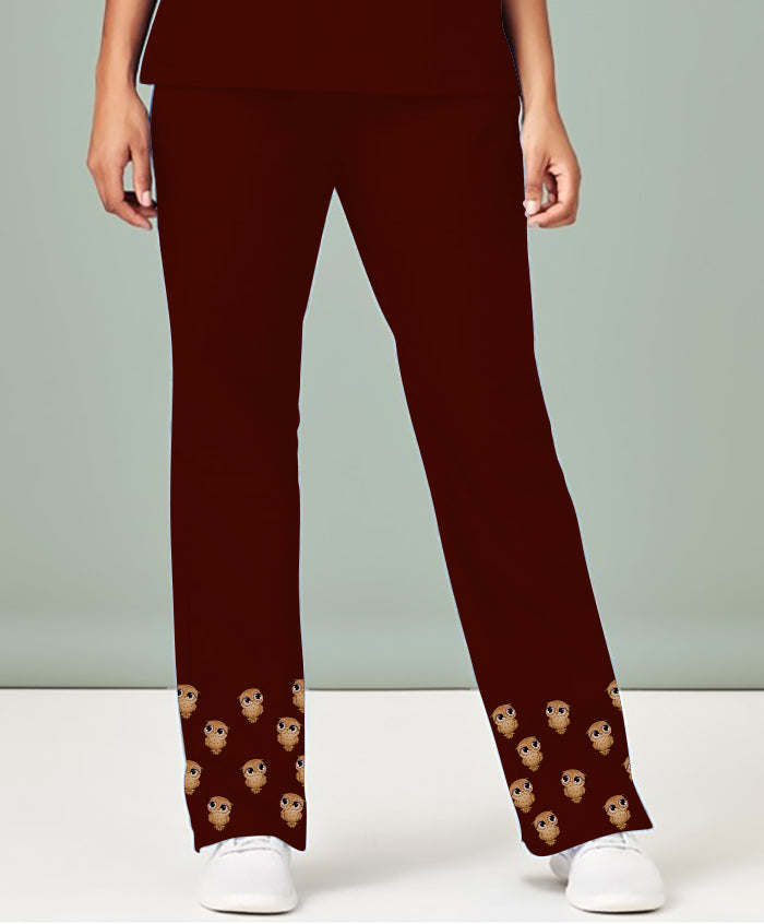 Owl Scrub Pant