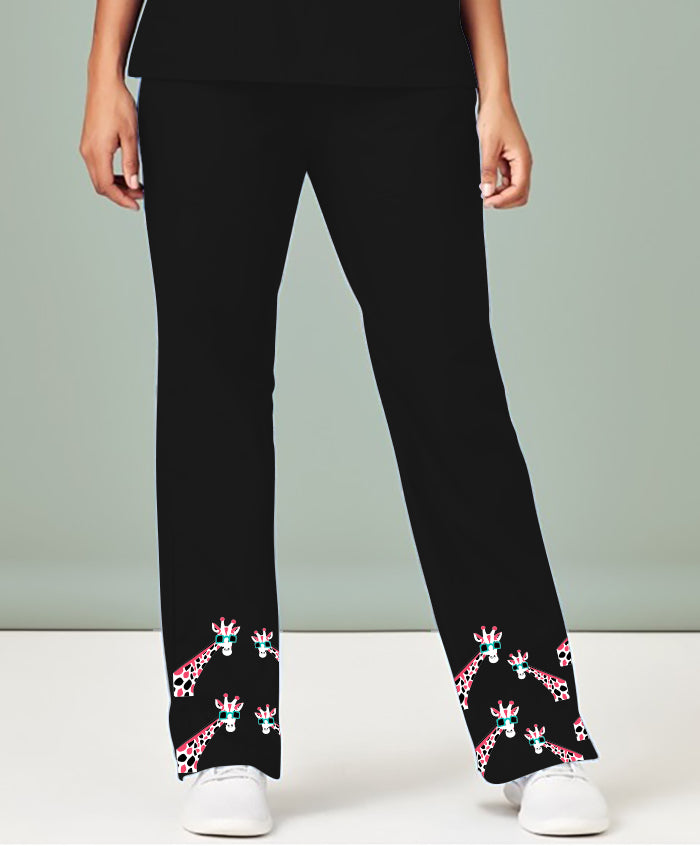 Gigi Giraffe  Scrub Pant