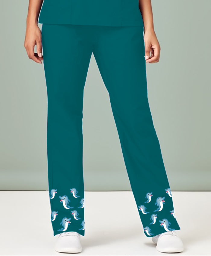 Dolphin Scrub Pant