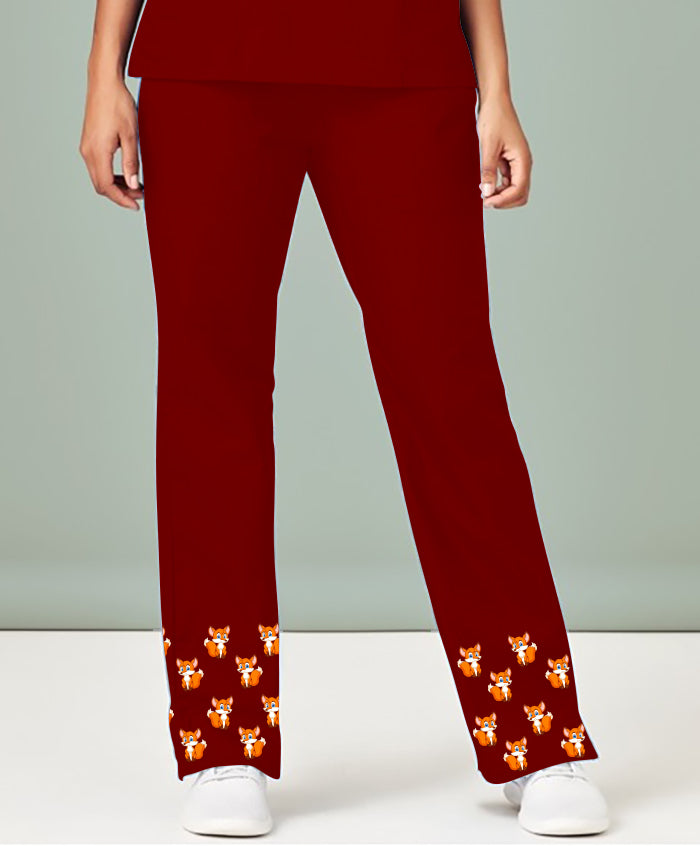 Fox Scrub Pant