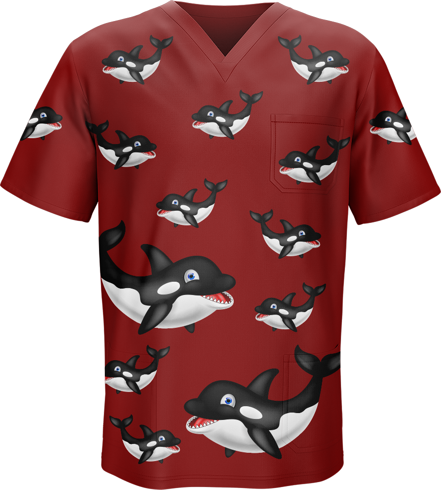 Orca Whale Scrubs