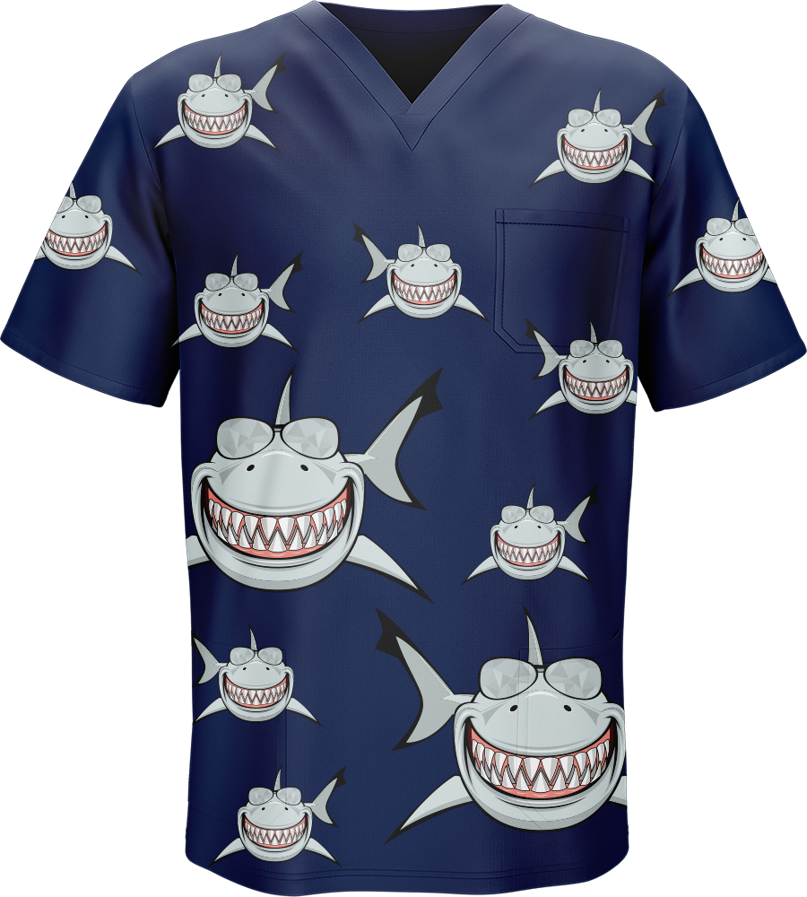 Snazzy Shark Scrubs
