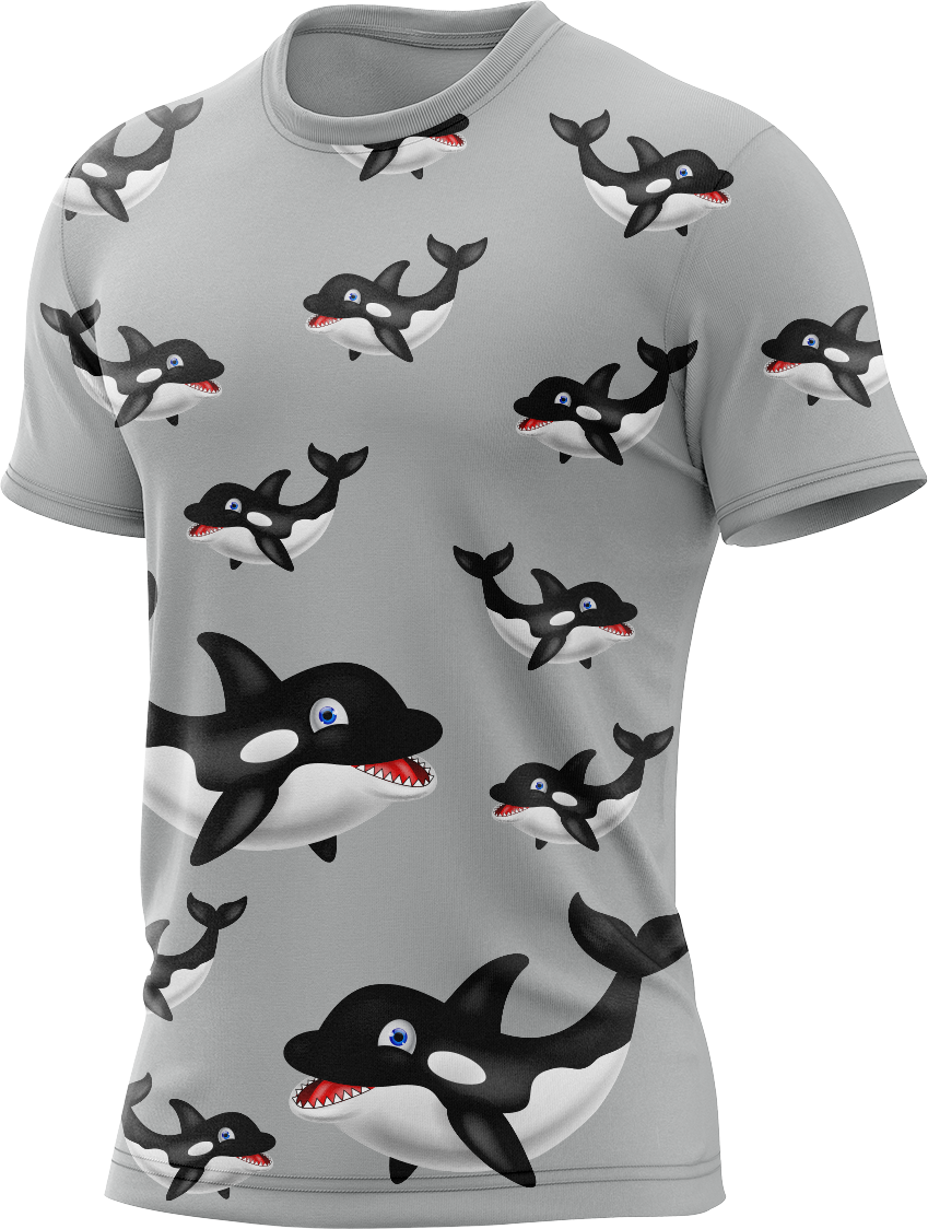 Orca Whale Rash Shirt Short Sleeve
