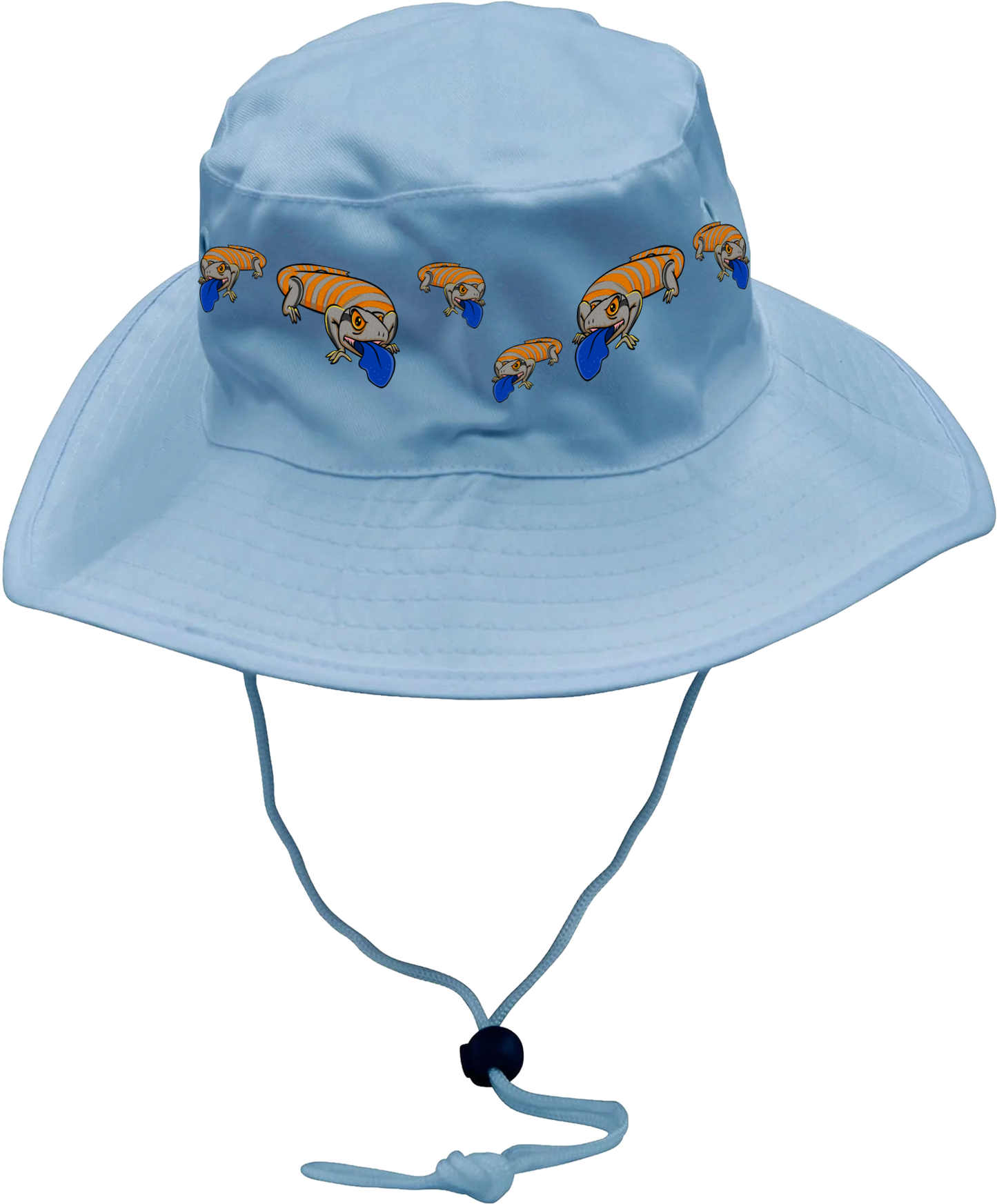Bluey Lizard Wide Brim Hat