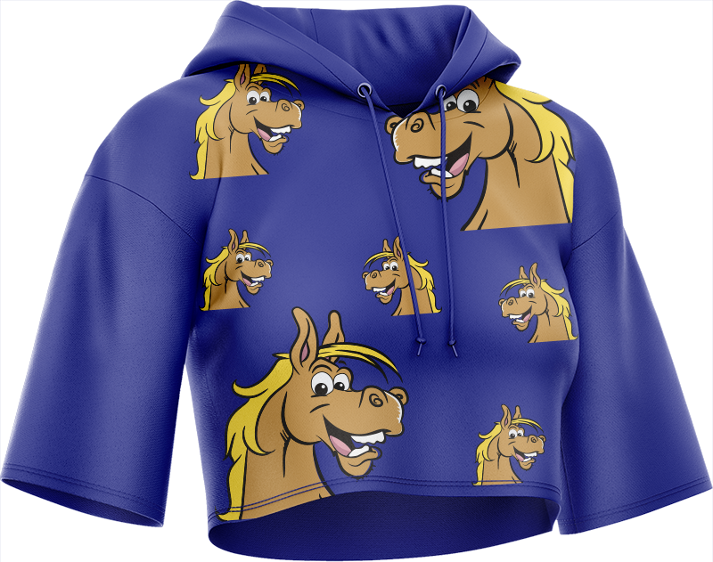 Hero Horse Crop hoodies