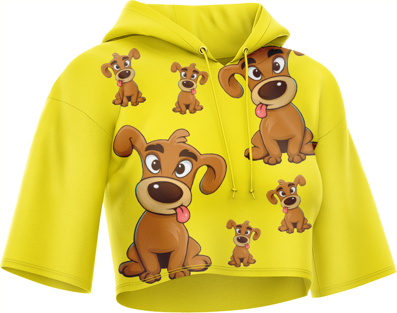 Goofy Woofy Crop hoodies