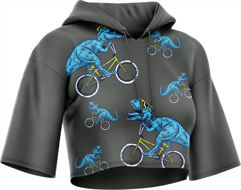 Rexy Dino Crop hoodies