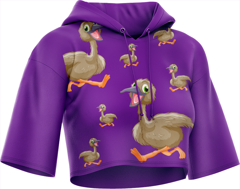 Effie Emu Crop hoodies