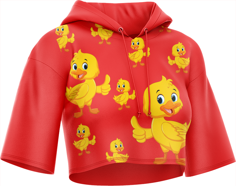 Quack Duck Crop hoodies