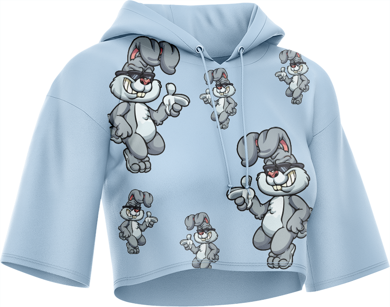 Rogue Rabbit Crop hoodies