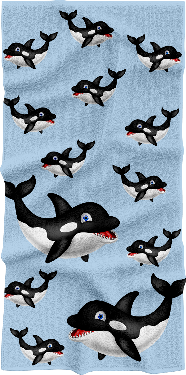Orca Whale Towels
