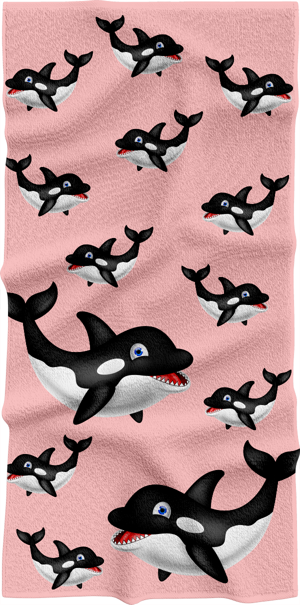 Orca Whale Towels