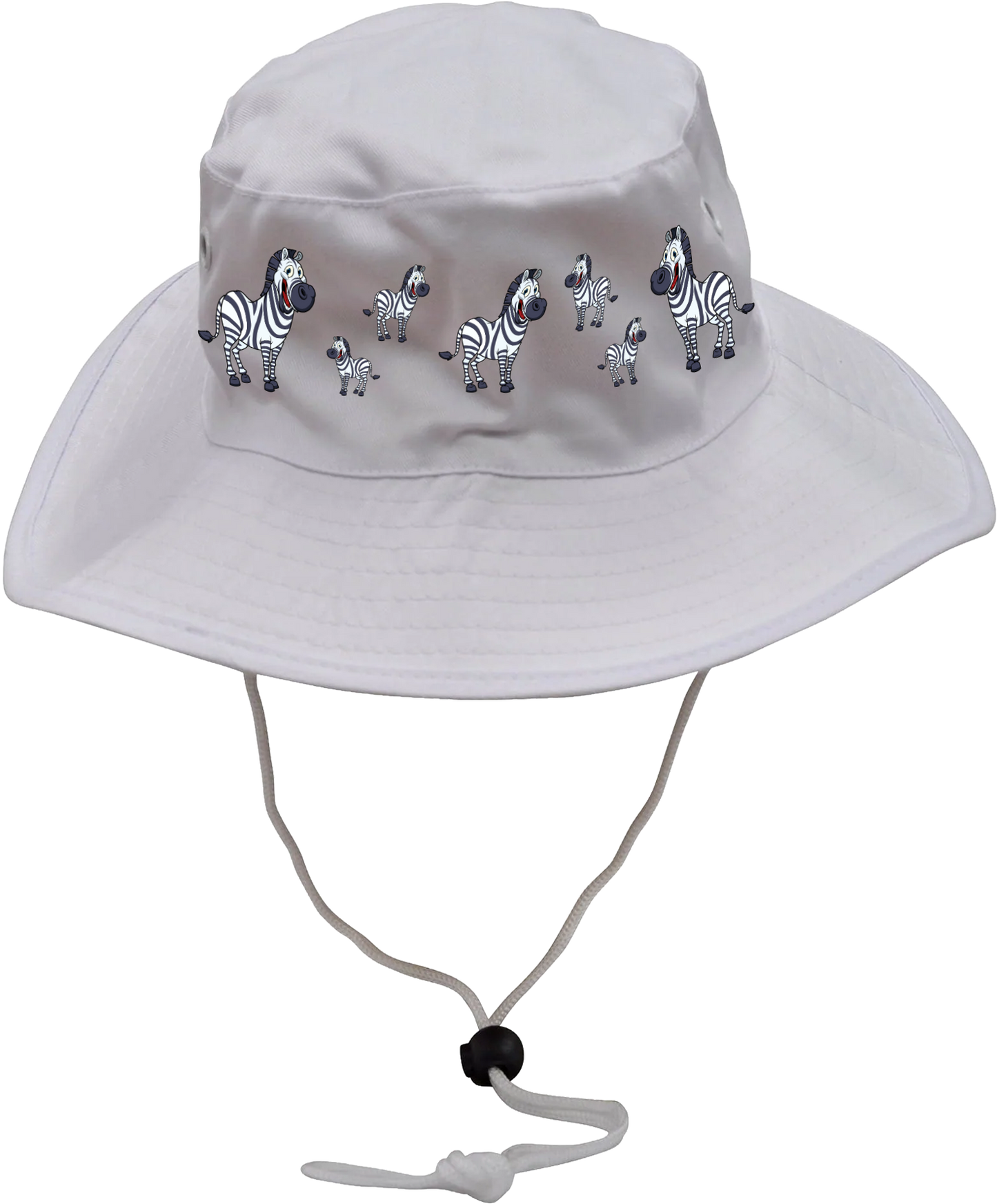 Ziva Zebra Wide Brim Hat