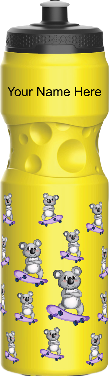 Skater Koala Water Bottles