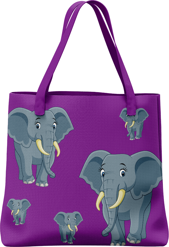 Ellie Elephant Tote Bag - fungear.com.au