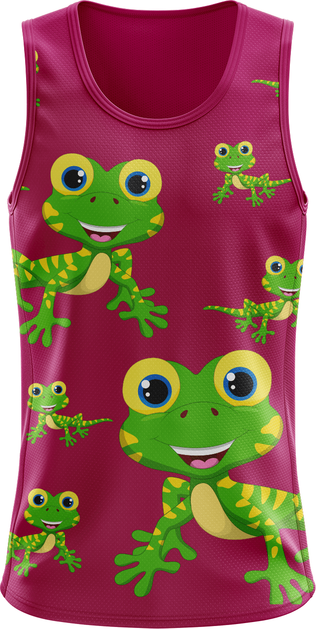 Gordon Gecko Singlets - fungear.com.au