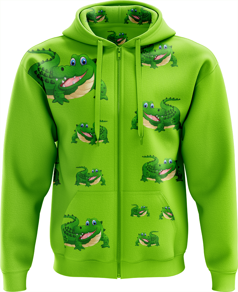 Crazy Croc Full Zip Hoodies Jacket