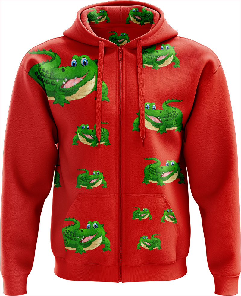 Crazy Croc Full Zip Hoodies Jacket