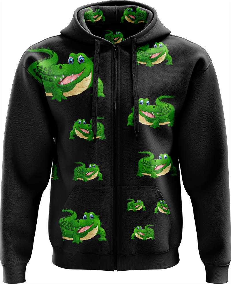 Crazy Croc Full Zip Hoodies Jacket
