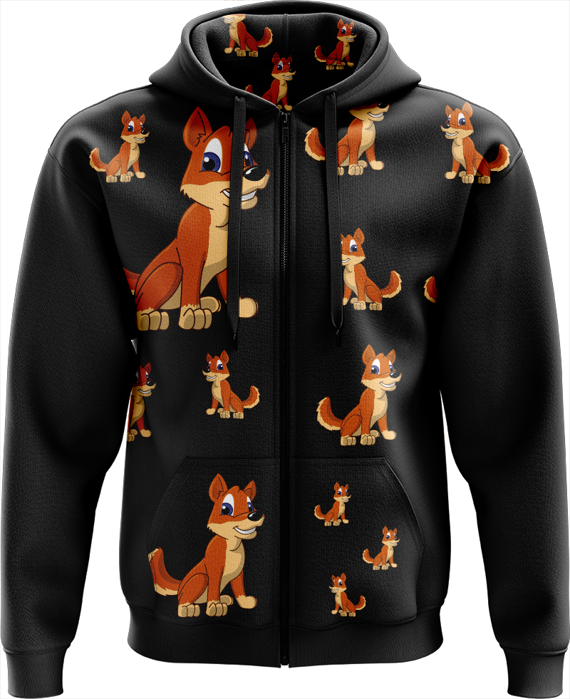 Dizzie Dingo Full Zip Hoodies Jacket