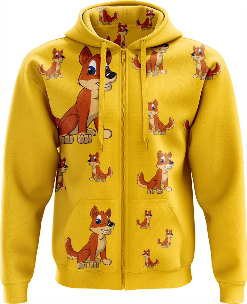 Dizzie Dingo Full Zip Hoodies Jacket