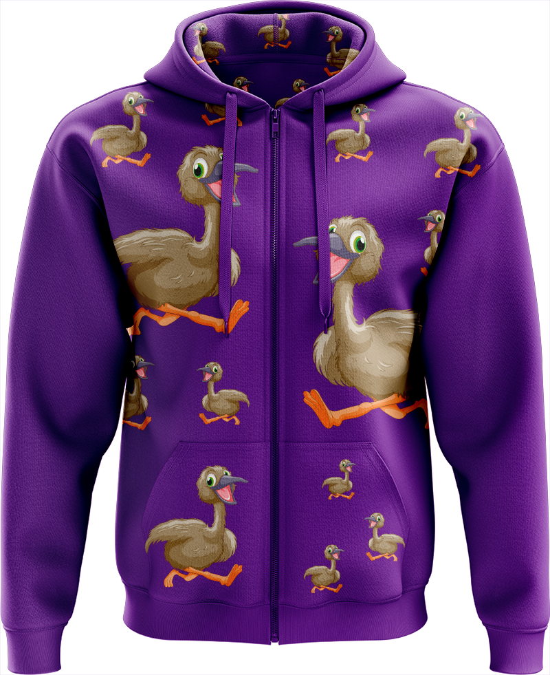 Effie Emu Full Zip Hoodies Jacket