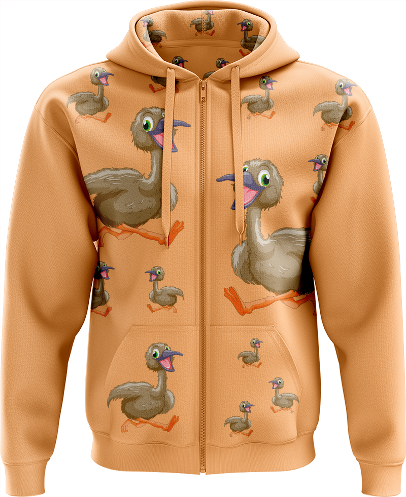 Effie Emu Full Zip Hoodies Jacket