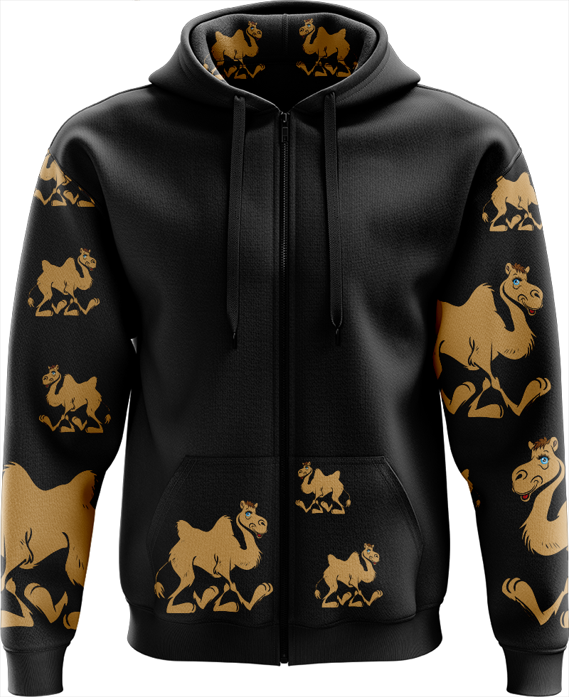 Crafty Camel Full Zip Hoodies Jacket