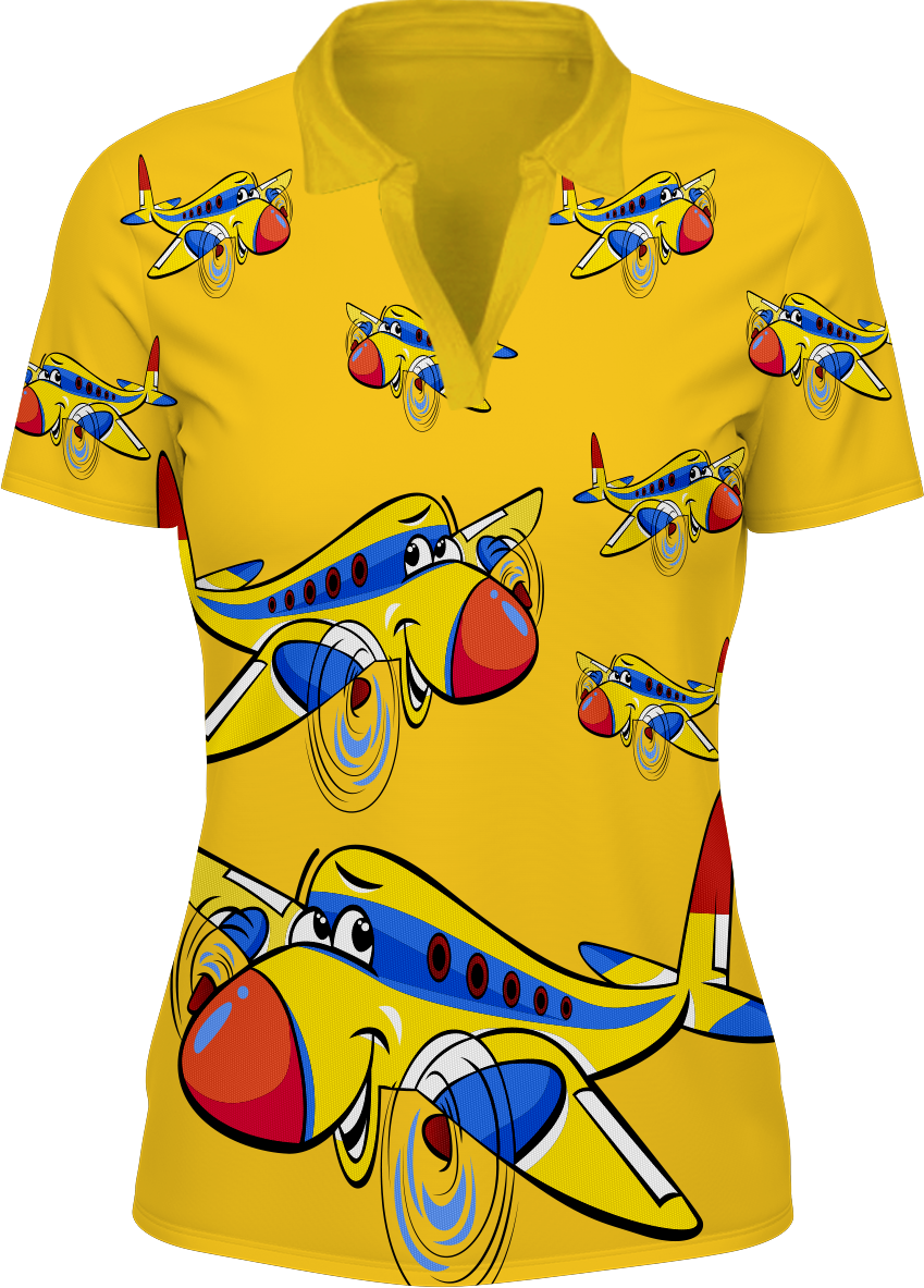 Jet Plane Women's Polo