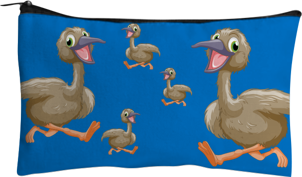 Effie Emu Jumbo Pencil Case