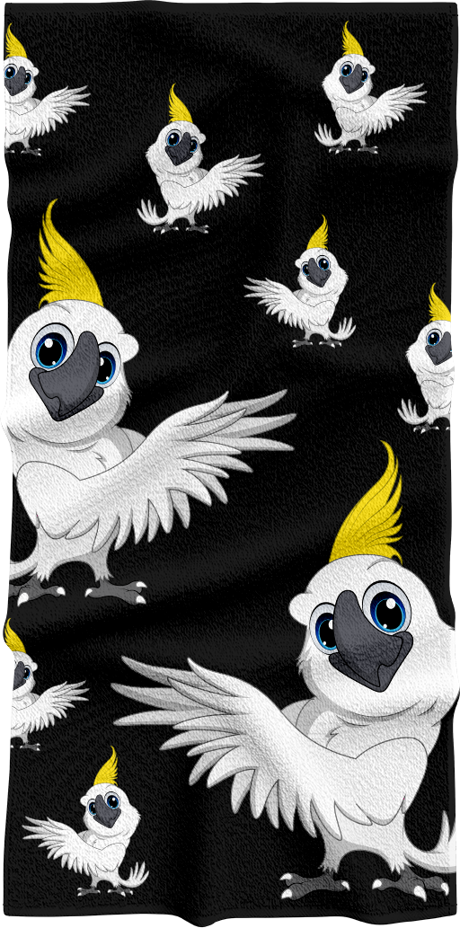 Cool Cockatoo Towels