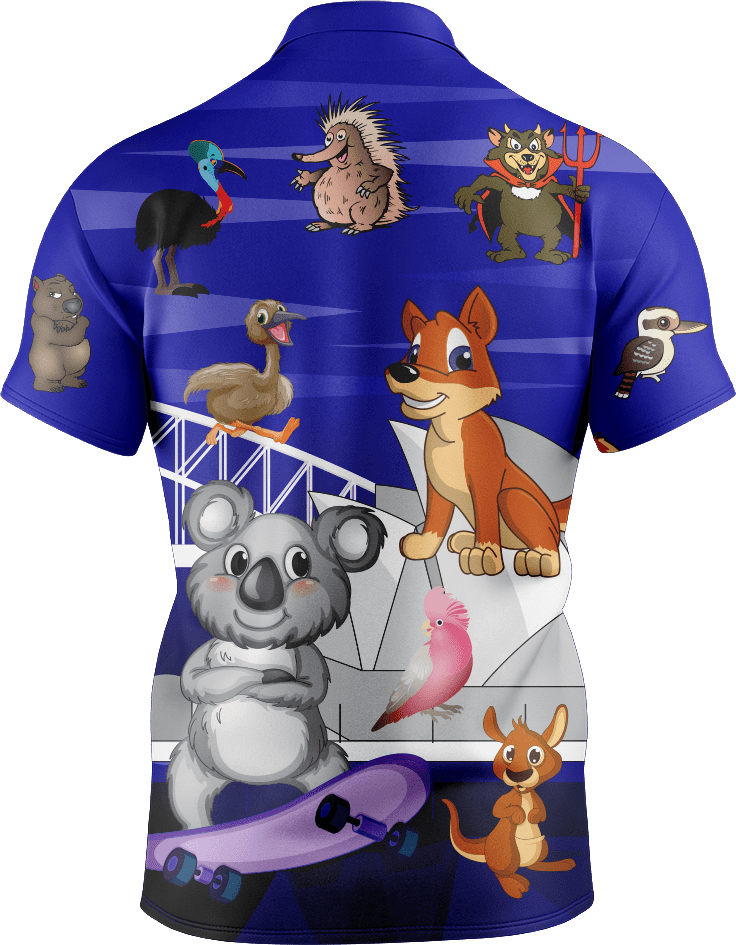 Australia Design Men's Short Sleeve Polo - fungear.com.au