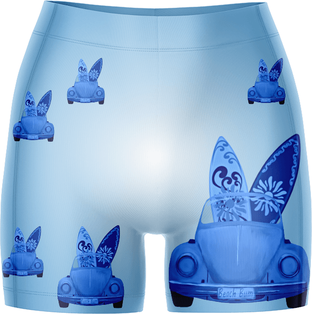Beach Bum Ladies Gym Shorts - fungear.com.au