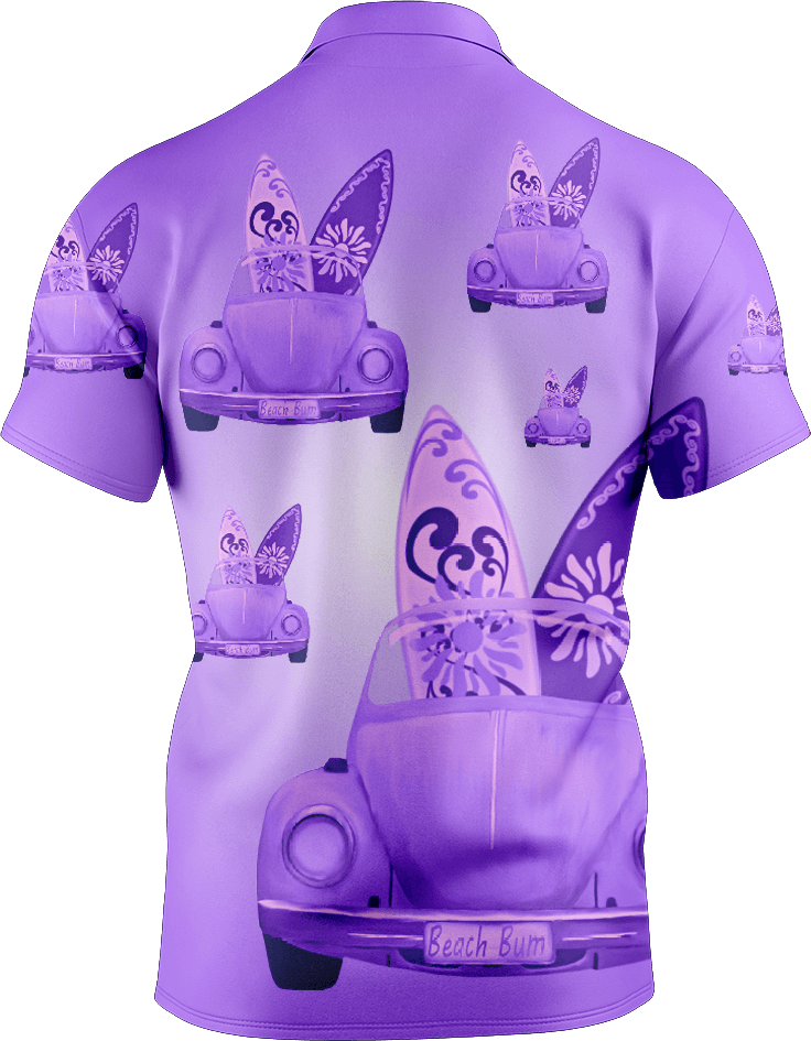 Beach Bum Men's Short Sleeve Polo - fungear.com.au