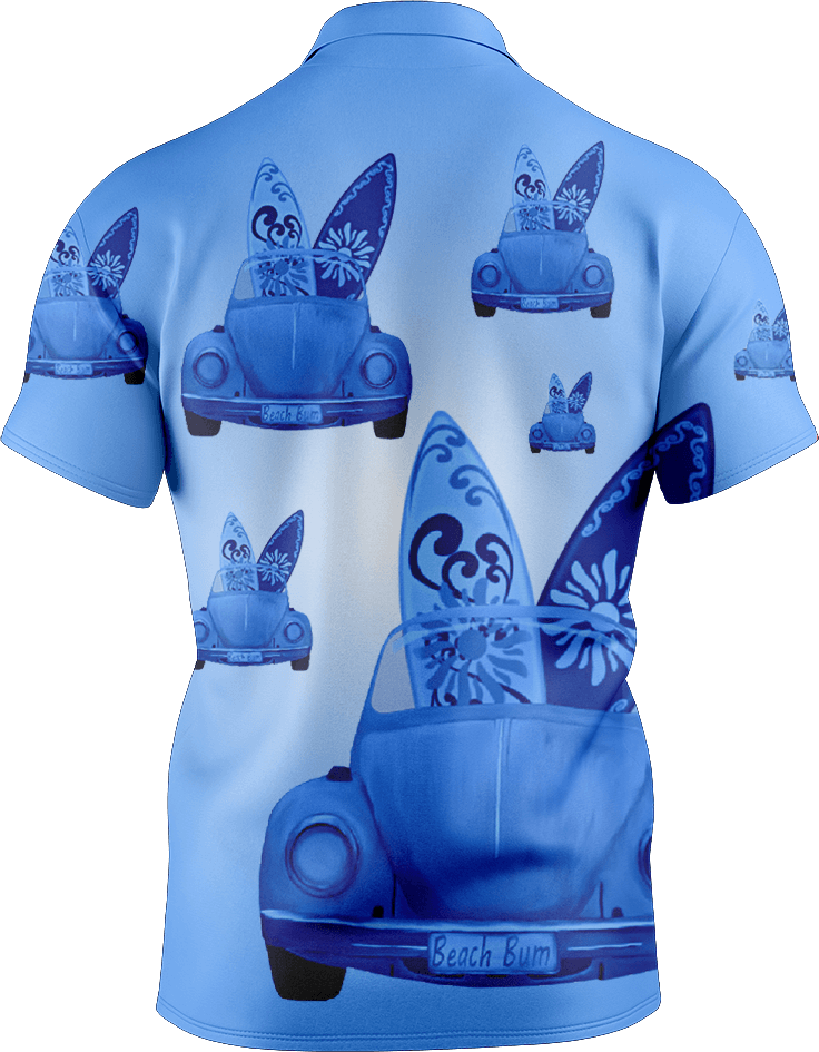 Beach Bum Men's Short Sleeve Polo - fungear.com.au