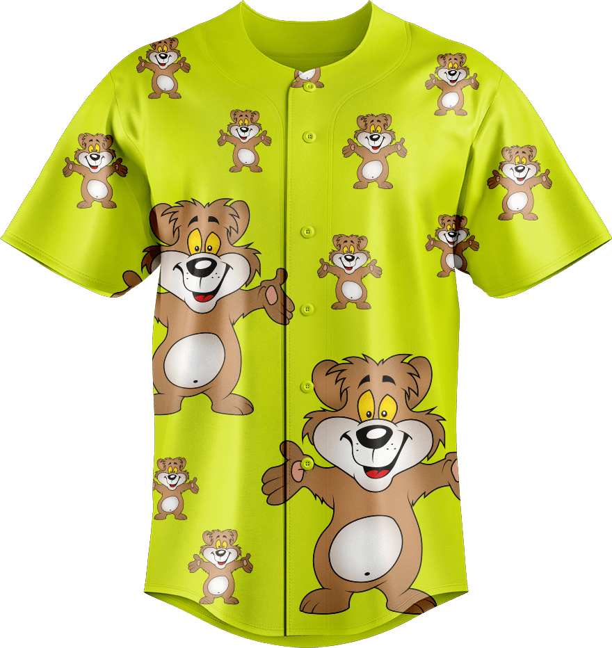 Billy Bear Baseball Jerseys - fungear.com.au