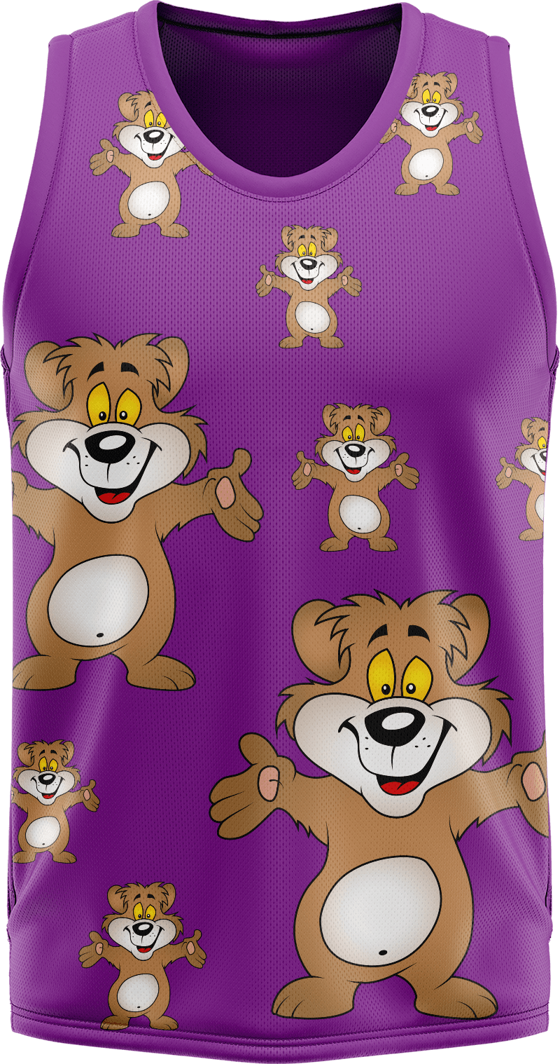 Billy Bear Basketball Jersey - fungear.com.au