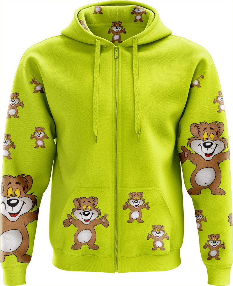 Billy Bear Full Zip Hoodies Jacket - fungear.com.au