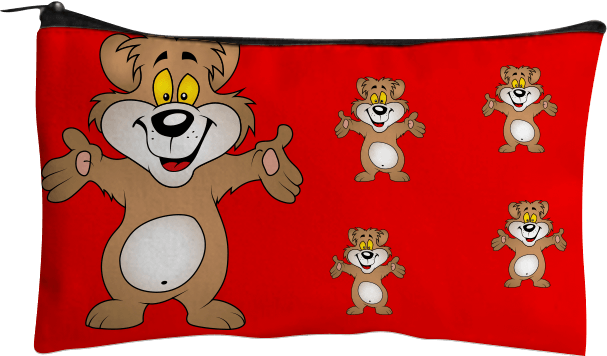Billy Bear Jumbo Pencil Case - fungear.com.au