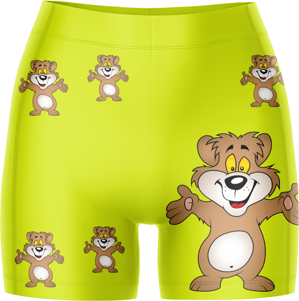Billy Bear Ladies Gym Shorts - fungear.com.au
