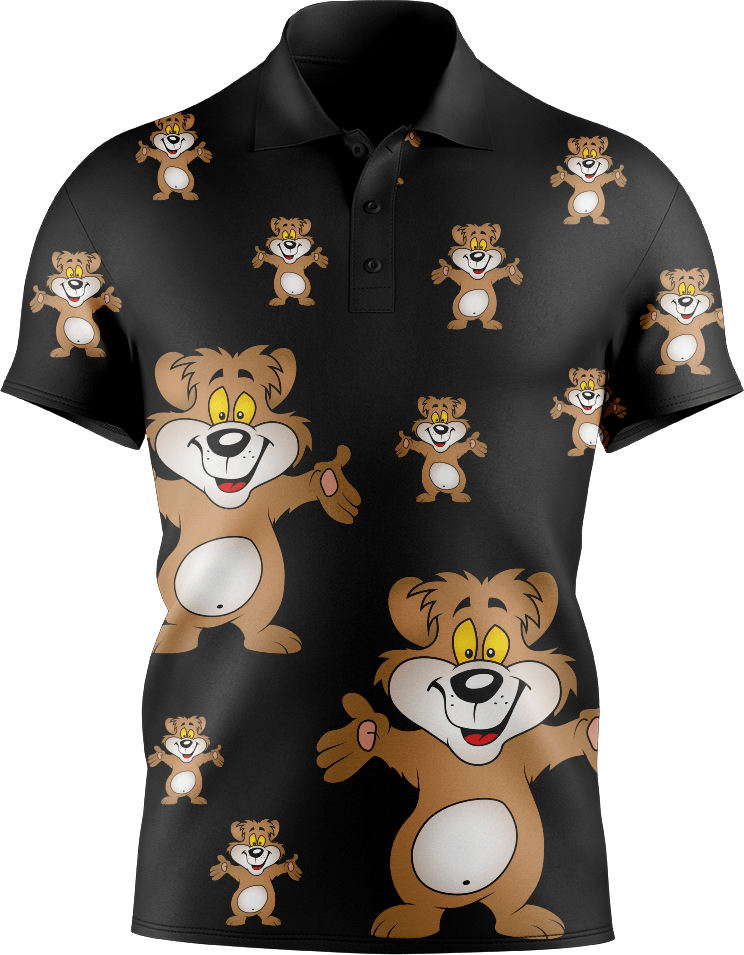 Billy Bear Men's Short Sleeve Polo