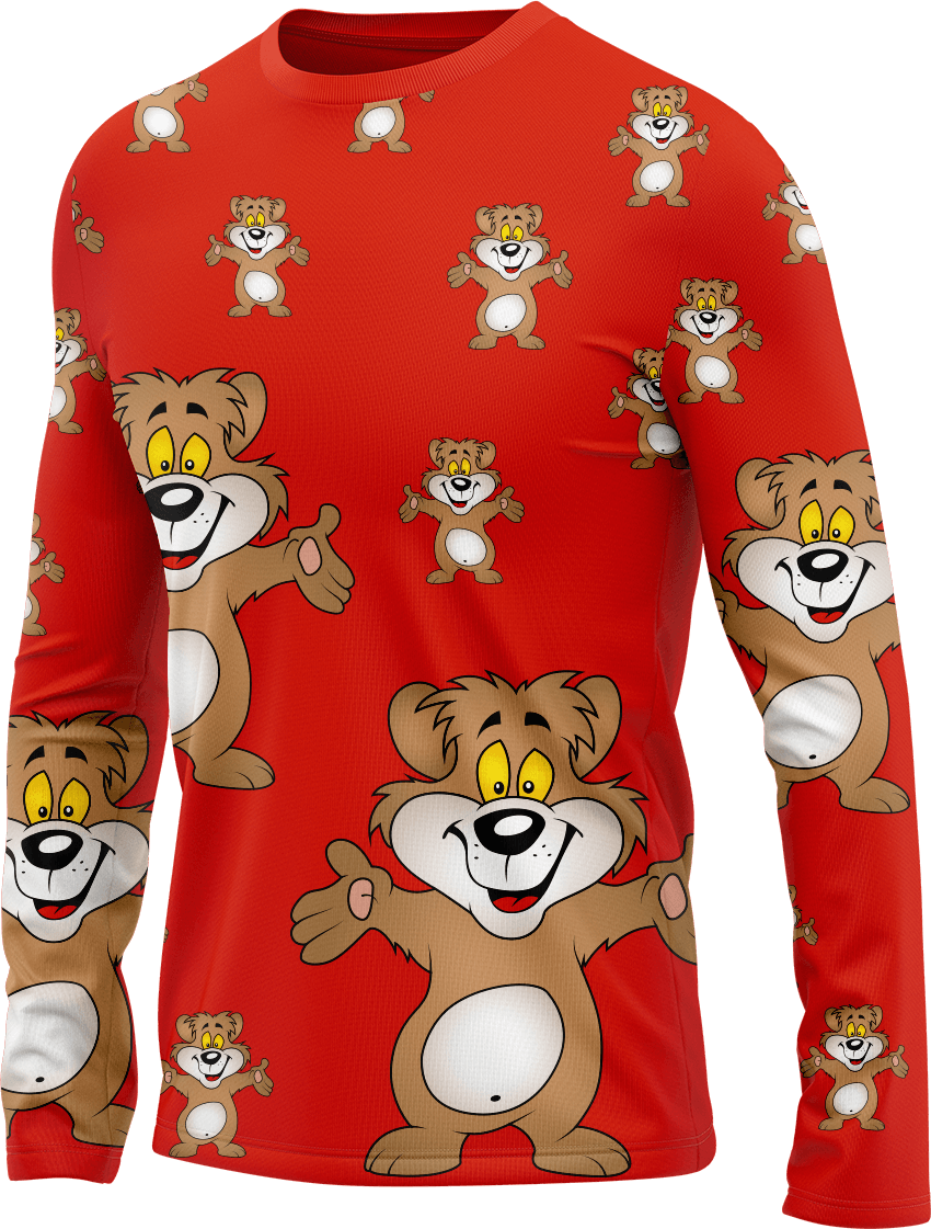 Billy Bear Rash T-Shirt Long Sleeve - fungear.com.au