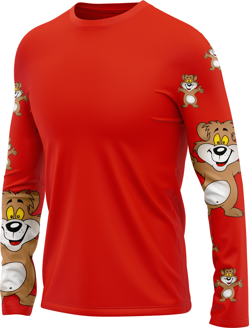 Billy Bear Rash T-Shirt Long Sleeve - fungear.com.au